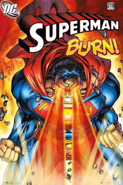 Poster Superman - Burn