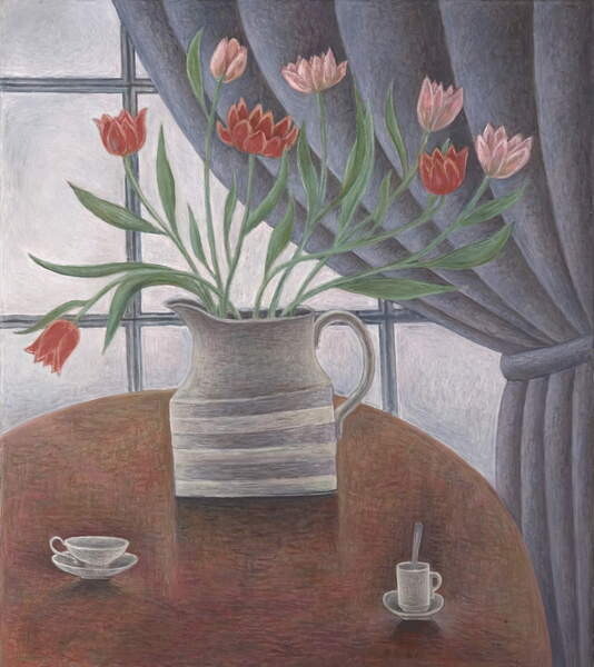Плакат Tulips, Curtain, Cups, 2002