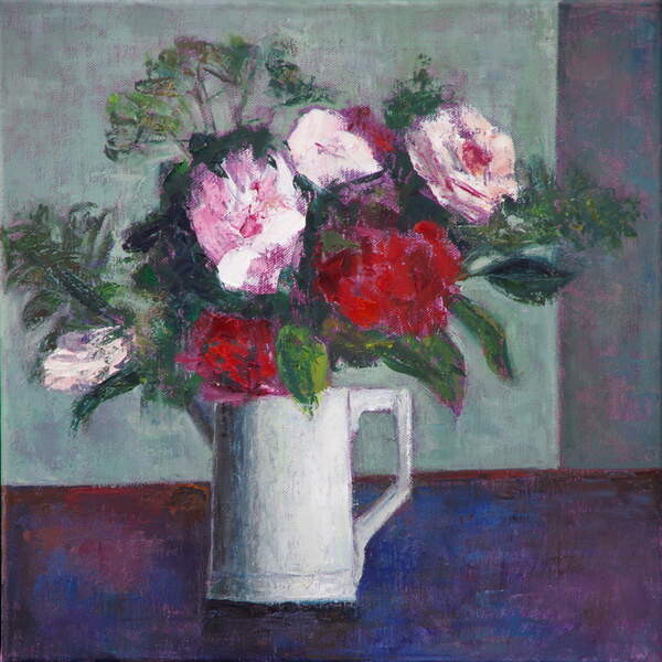 Плакат Red and White Roses,