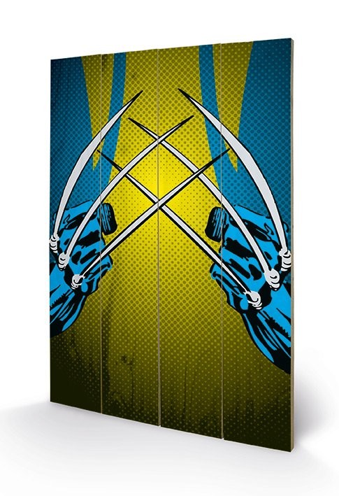 Ξύλινη τέχνη Marvel Comics - Wolverine Claws