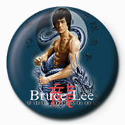 Crachá BRUCE LEE - BLUE DRAGON