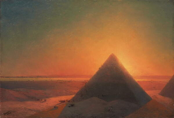Плакат The Great Pyramid at Giza, 1878