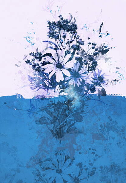 Плакат Blue Bouquet, 2017