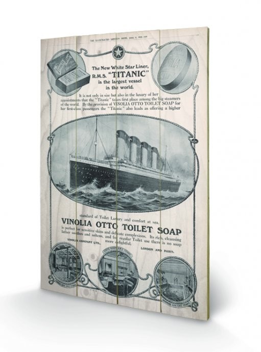Ξύλινη τέχνη Titanic - Toilet Soap