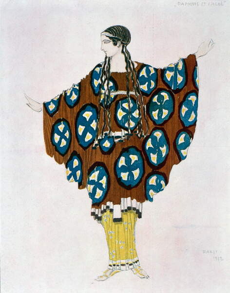 Плакат Costume for Daphnis and Chloe by Maurice Ravel (1875-1937) 1912