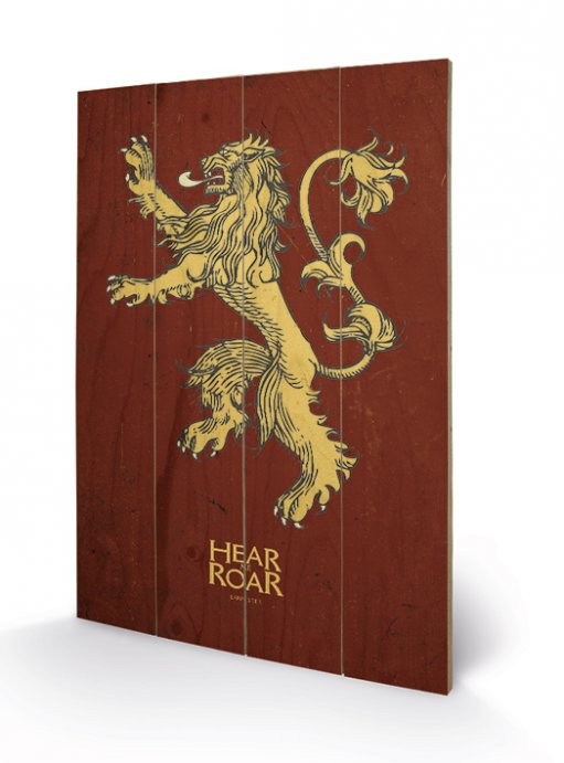 Ξύλινη τέχνη Game of Thrones - Lannister