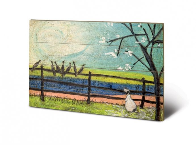 Ξύλινη τέχνη Sam Toft - Doris and the Birdies