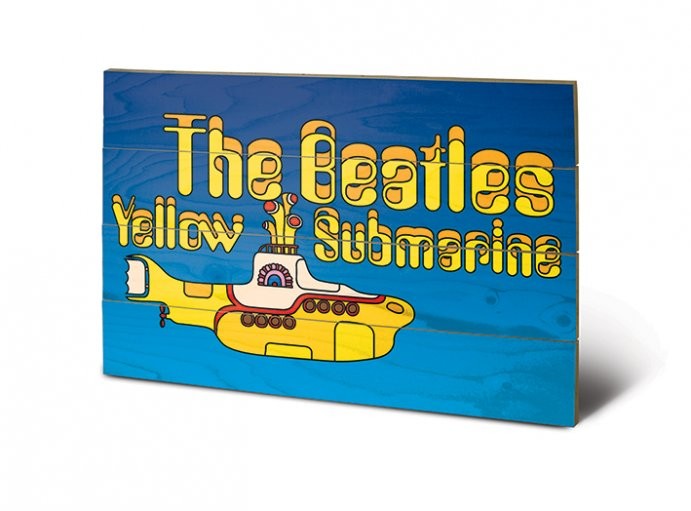 Ξύλινη τέχνη The Beatles - Yellow Submarine