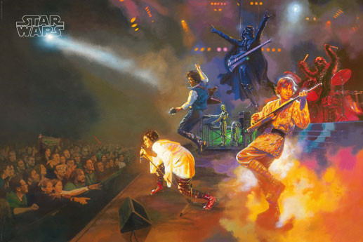 Плакат Star Wars - Rock Band