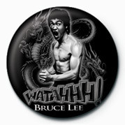 Badge BRUCE LEE - WATAHH!