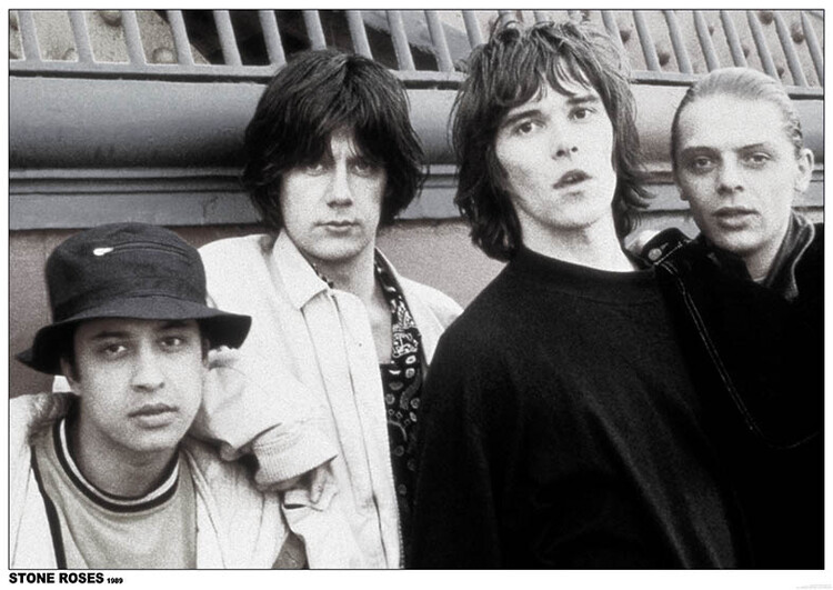 Плакат The Stone Roses - Group 1989
