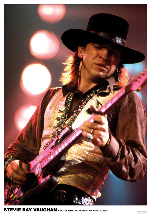 Плакат Stevie Ray Vaughan - New Jersey 85