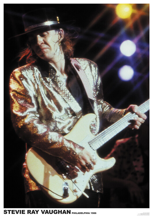 Плакат Stevie Ray Vaughan - Philadelphia 1986