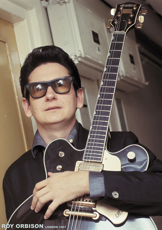 Плакат Roy Orbison - Colour with Gretsch London 1967