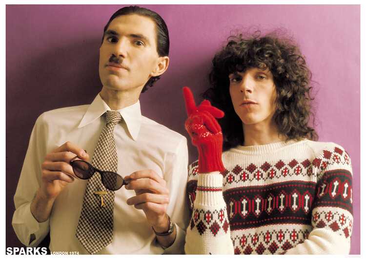 Плакат Sparks - London 1974