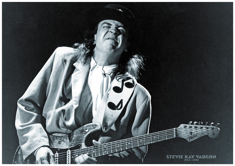 Плакат Stevie Ray Vaughan - 1954-1990