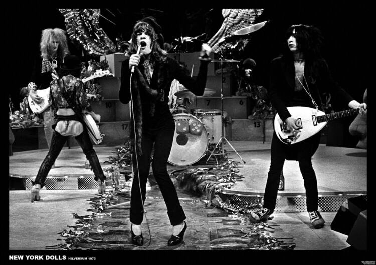 Плакат New York Dolls - stage shot