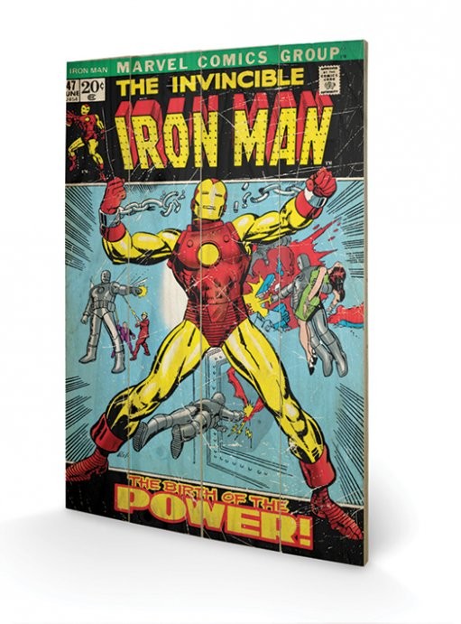 Ξύλινη τέχνη Iron Man - Birth Of Power