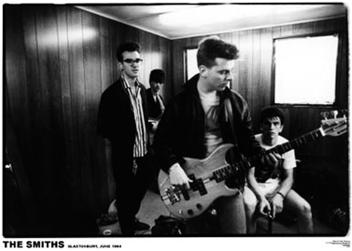 Плакат The Smiths - Glastonbury 1984