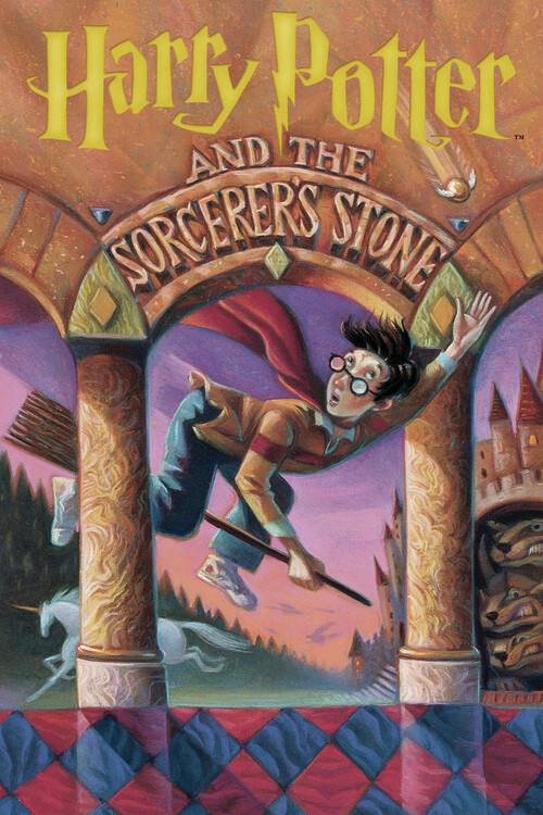 Плакат Harry Potter - Philosopher's Stone book cover
