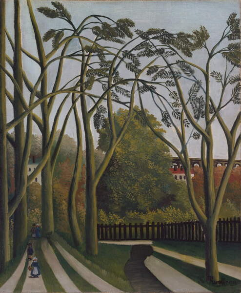 Картината върху платно The Banks of the Bièvre near Bicêtre, c.1908–09