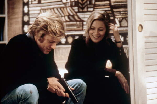 Наклейка Robert Redford And Faye Dunaway, Three Days Of The Condor 1975