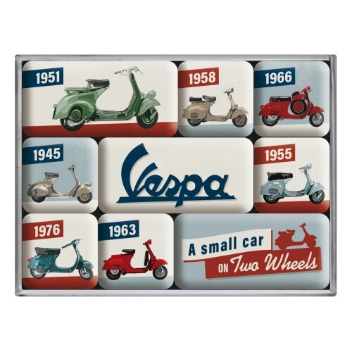 Μαγνητάκι Vespa - A Small Car on Two Wheels