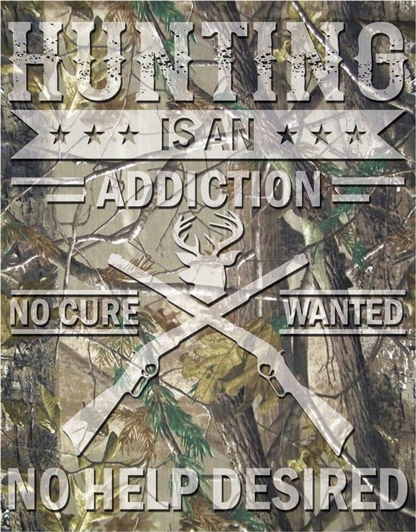 Mеталеві знак Hunting Cure