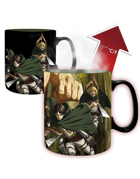 Κούπα αλλαγής θερμότητας Attack on Titan - Titan Eren