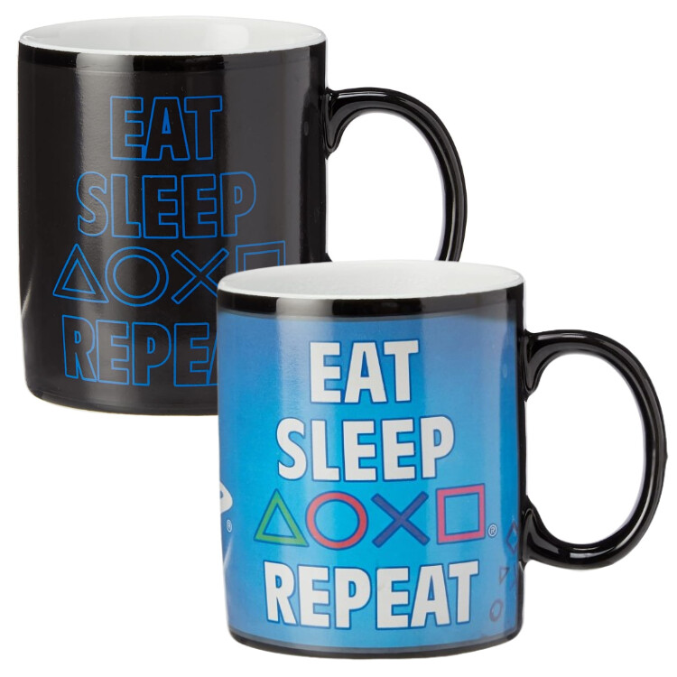 Lämpömuki Playstation - Eat Sleep Repeat