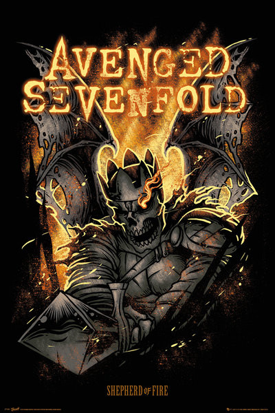 Poster Avenged Sevenfold - Sheperd of Fire | Wall Art | 3+1 FREE