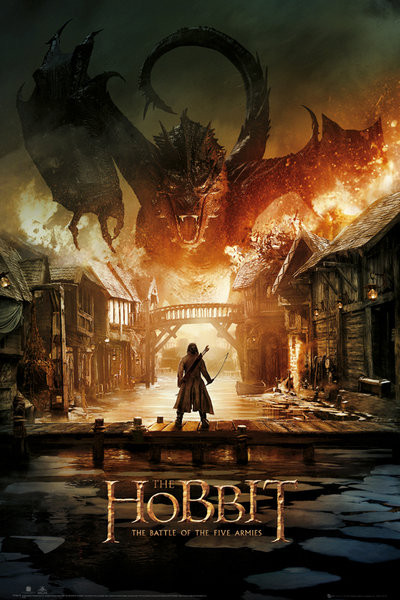 Плакат The Hobbit 3: Battle of Five Armies - Smaug