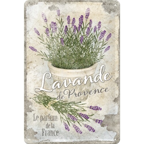 Μεταλλική πινακίδα Lavanders in Provance