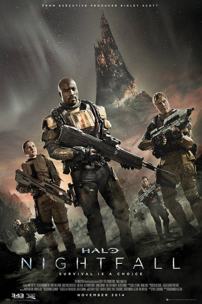 Poster Halo: Nightfall - Key Art