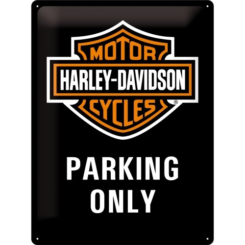 Metallikyltti Harley Davidson - Parking Only