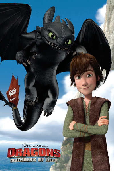 Poster How to Train Your Dragon 2 - Toothless