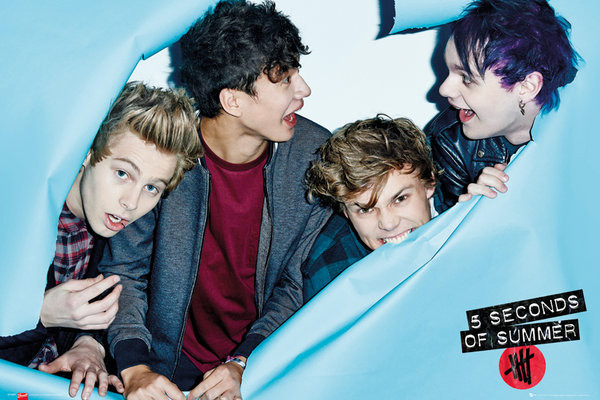 Poster 5 Seconds Of Summer - Rip | Wall Art | 3+1 FREE | Europosters