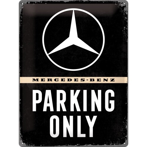 Μεταλλική πινακίδα Mercedes-Benz - Parking Only
