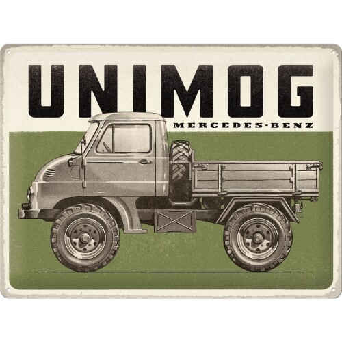Μεταλλική πινακίδα Mercedes-Benz - Unimog