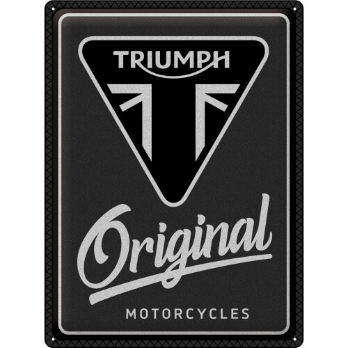 Μεταλλική πινακίδα Triumph - Original Motorcycles