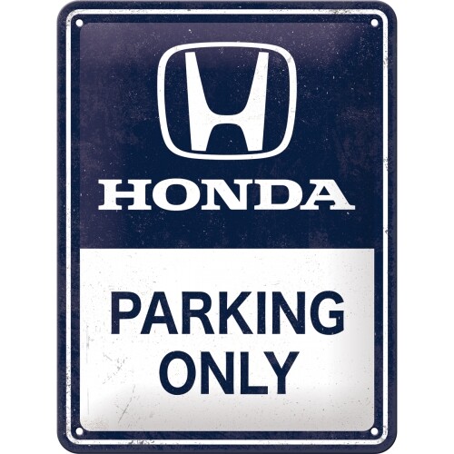 Μεταλλική πινακίδα Honda - Parking Only