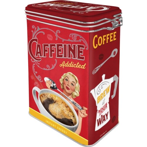 Limena konzerva s kopčom Hot Coffee Now