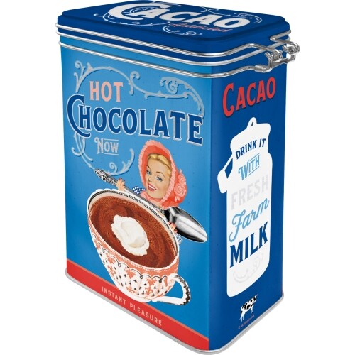 Peltinen tölkki klipillä Cacao