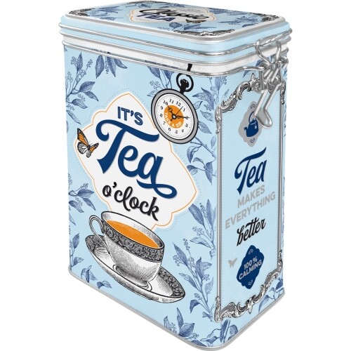 Plåtburk med klipp Classic Tea