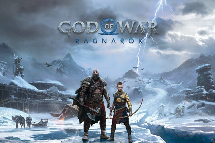 Плакат God of War: Ragnarok - Key Art
