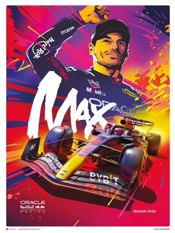 Художествен печат Max Verstappen - 2023