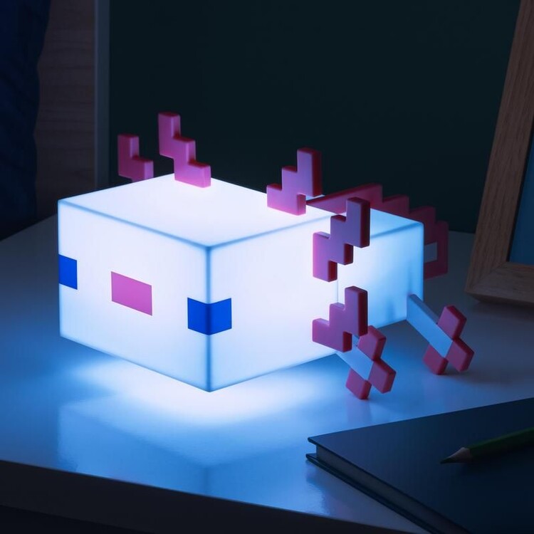Лампа Minecraft - Axolotl