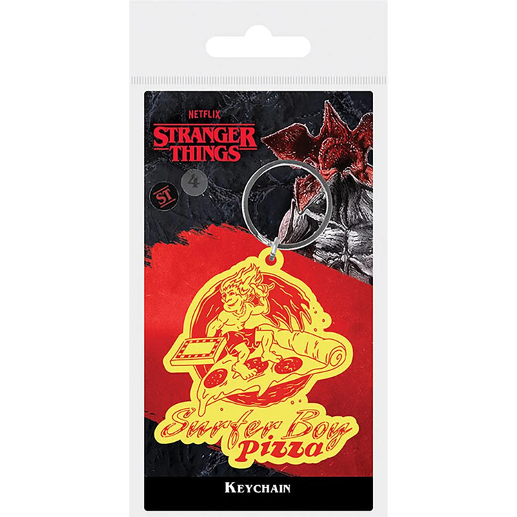 Keychain Stranger Things 4 - Surfer Boy Pizza