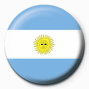 Badge Flag - Argentina