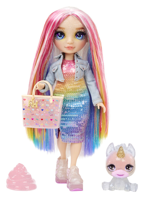 Punčka Rainbow High - Doll with Animal - Amaya Raine